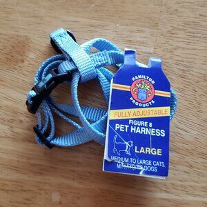 NWT Figure 8 Harness - Blue - Medium/Large - Cat or Dog